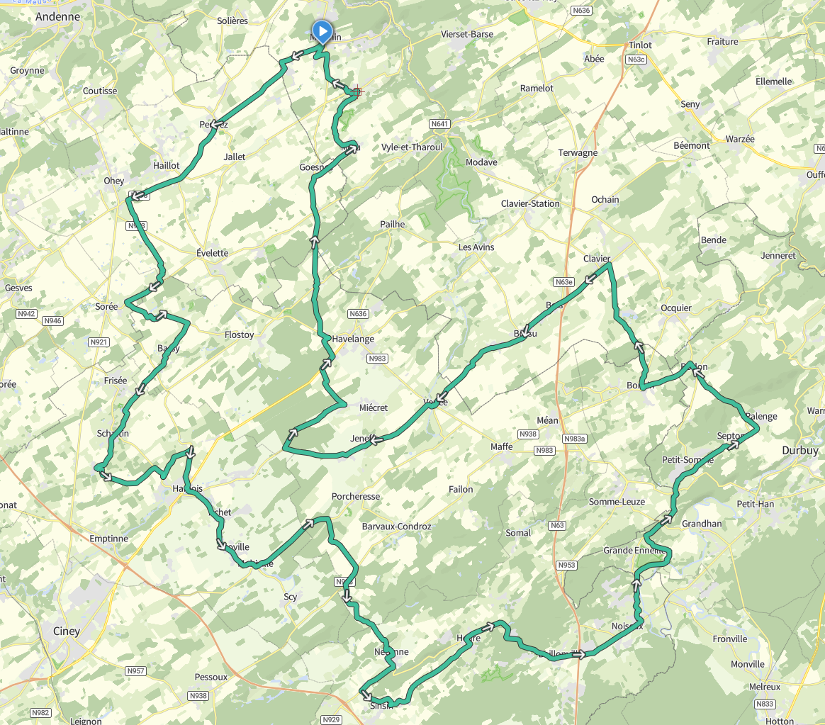 Belle marchinoise 2025 110kms