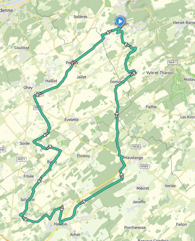 Belle marchinoise 2025 50kms