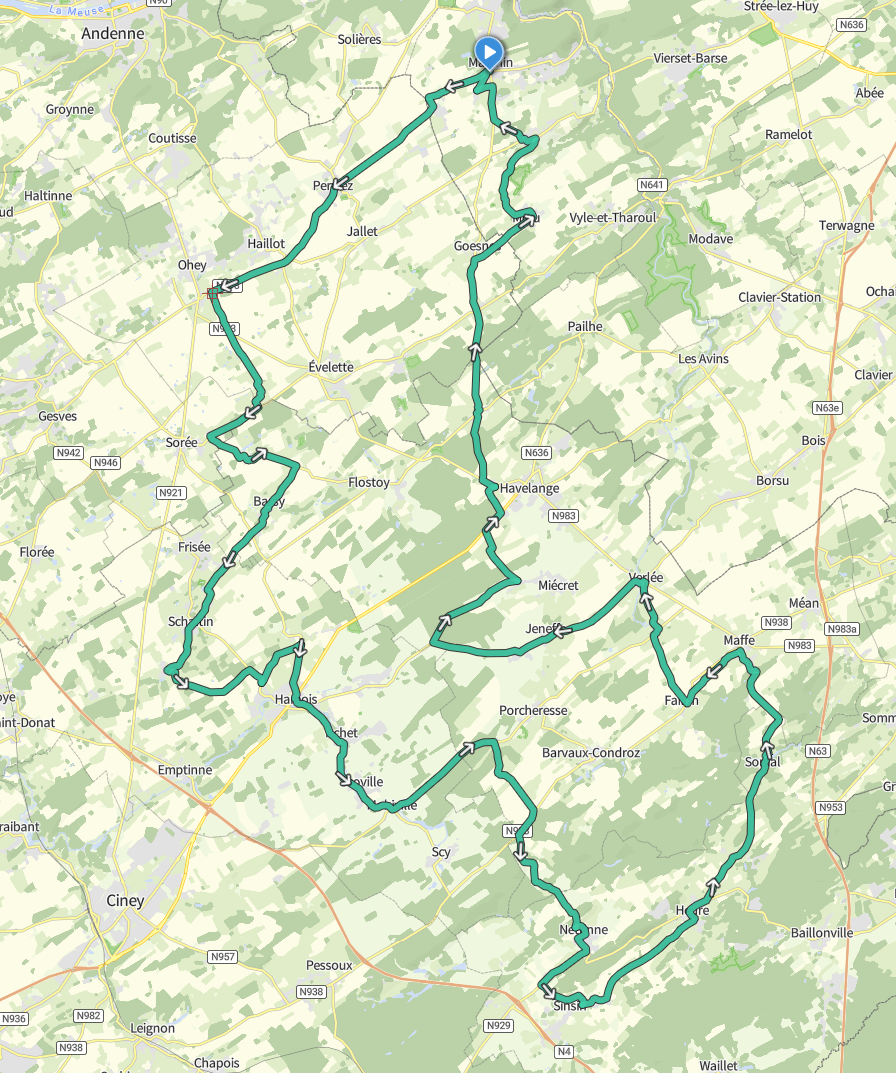 Belle marchinoise 2025 90kms