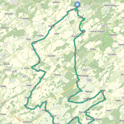 Belle marchinoise 2025 70kms 1